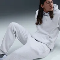 Nike Club мужские Cuffed Brushed Fleece Pants цвет коричневый