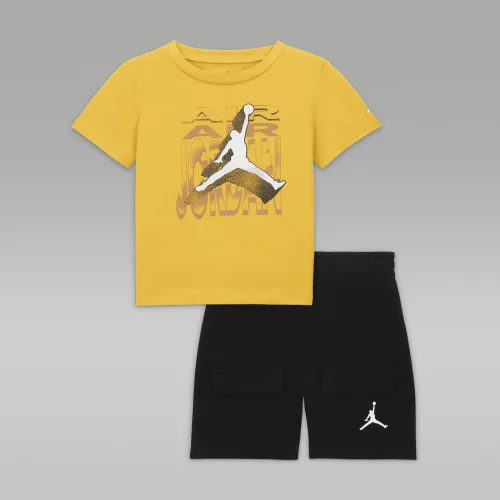 Nike Jordan Air 3-D Baby (12-24M) 2-Piece шорти комплект колір чорний