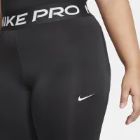 Nike Pro Dri-FIT Big дитячі (Girls') лосіни (Extended Size) колір чорний
