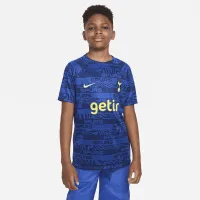 Tottenham Hotspur Big дитячі Nike Dri-FIT Pre-Match Soccer Top блакитний