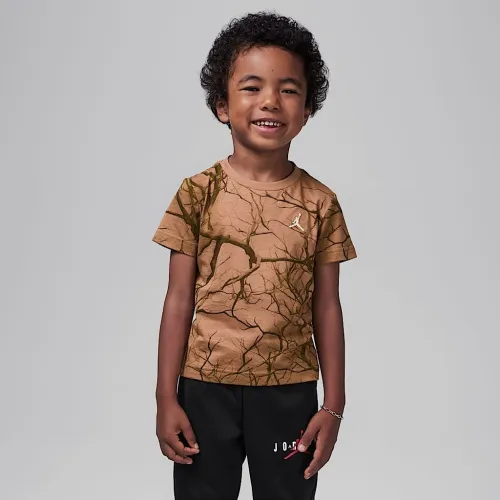 Nike Jordan Toddler Family Tree Printed футболка цвет коричневый