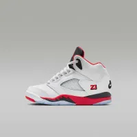 Nike Jordan 5 Retro Little дитячі Кросівки колір білий
