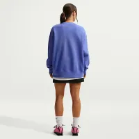 Nike Sportswear Phoenix Fleece женская оверсайз Crew-Neck свитшот синий