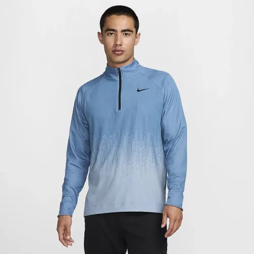 Nike Tour чоловічі Dri-FIT ADV 1/2-Zip для гольфу Top блакитний