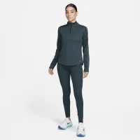 Nike Fast жіноча Mid-Rise 7/8 Printed лосіни з кишенямиколір зелений