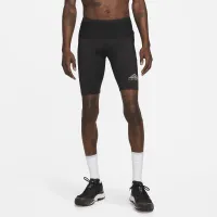Nike Trail Lava Loops мужские Dri-FIT Running 1/2-Length Tights цвет черный