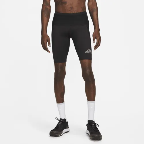 Nike Trail Lava Loops мужские Dri-FIT Running 1/2-Length Tights цвет черный