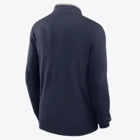 West Virginia Mountaineers Victory мужские Nike Dri-FIT College 1/2-Zip Long-Sleeve Top синий