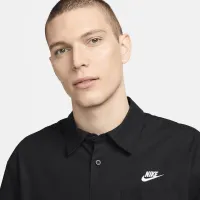Nike Club чоловічі Short-Sleeve Oxford Button-Up Shirt колір чорний