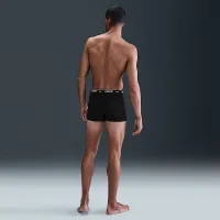 Nike Essential хлопковыеStretch мужские Dri-FIT Trunks (3 пары) цвет черный