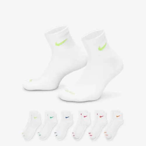 Nike Everyday Plus Cushioned тренировочные Ankle носки (6 пары) многоцветный