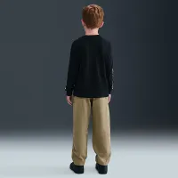 Nike Glow With Me Little дитячі Long Sleeve футболка колір чорний