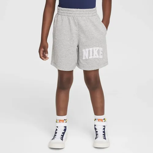 Nike Sportswear Club Little дитячі Applique French Terry шорти колір сірий