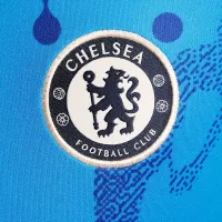 Chelsea FC Academy Pro Big детские Nike Dri-FIT Soccer Short-Sleeve Pre-Match Top синий