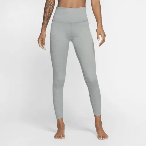 Nike Yoga Dri-FIT Luxe жіноча З високою талією 7/8 Infinalon лосіни колір сірий