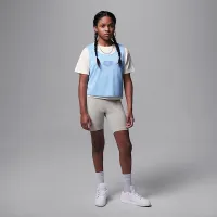 Nike Jordan тренировочные Camp Big детские Mesh Overlay футболка цвет серый