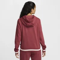 Liverpool FC Club Fleece женская Nike Soccer Pullover Толстовка с капюшоном цвет красный