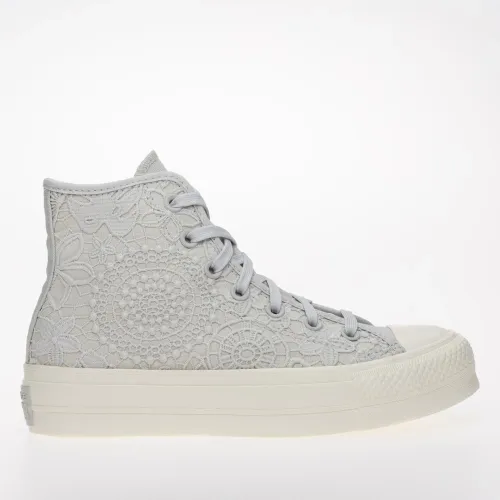 Кросівки Converse Chuck Taylor All Star Lift Platform Butterflies A07538C - Сірі