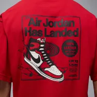 Nike Jordan AJ1 мужские футболка цвет красный