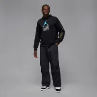 Nike Jordan AJ11 Gamma Fleece мужские Pullover Толстовка с капюшоном цвет черный