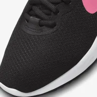 Nike Revolution 6 женская Road Running Кроссовки (Wide) цвет черный