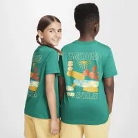 Nike Sportswear Big детские футболка цвет зеленый
