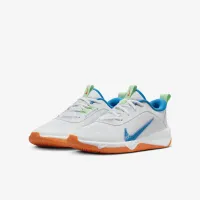 Nike Omni Multi-Court Big детские Indoor Court Кроссовки цвет белый
