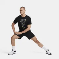 Nike чоловічі Fitness футболка колір чорний