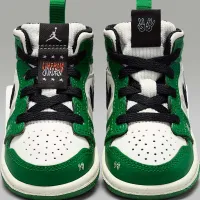 Nike Jordan 1 Mid SE Baby/Toddler Кросівки колір зелений