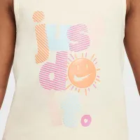 Nike Dri-FIT Sunny Swoosh Little дитячі Tank and шорти комплект Orange