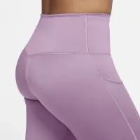 Nike Go женская Firm-Support С высокой Талией 7/8 лосины с карманамицвет фиолетовый