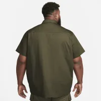 Nike Life чоловічі Woven Military Short-Sleeve Button-Down Shirt колір зелений
