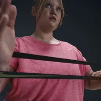 Nike Dri-FIT жіноча футболка (великі розміри) Pink