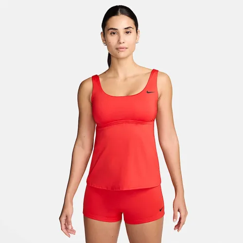 Nike Tankini женская Swimsuit Top цвет красный