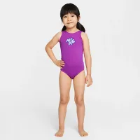 Nike Swim Little дитячі (Girls') U-Back One-Piece колір фіолетовий