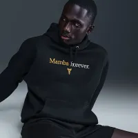 Nike Kobe мужские Fleece Толстовка с капюшоном цвет черный