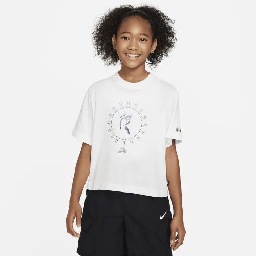 Nike SB x Rayssa Leal Big дитячі (Girls') Dri-FIT футболка колір білий