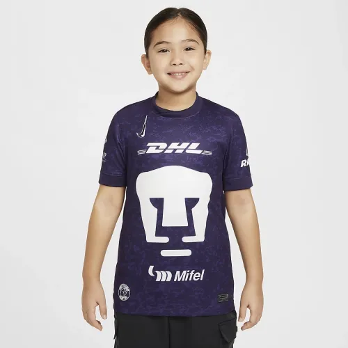 Pumas UNAM 2024/25 Stadium Third Big дитячі Nike Dri-FIT Soccer Replica Jersey колір фіолетовий