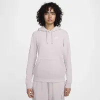 Nike Sportswear Club Fleece женская Pullover Толстовка с капюшоном цвет фиолетовый