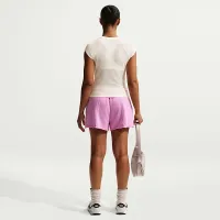 Nike Sportswear Chill Knit женская Tight Short-Sleeve Ribbed Top цвет белый