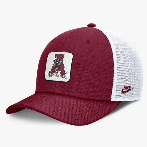Alabama Crimson Tide Legacy Rise Mascot мужские Nike College Trucker Adjustable Hat цвет красный