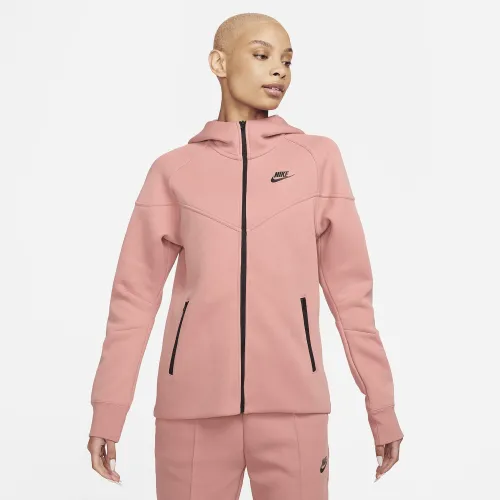 Nike Sportswear Tech Fleece Windrunner женская Full-Zip Толстовка с капюшоном Pink