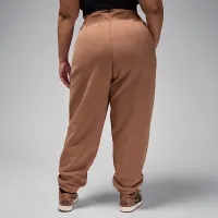 Nike Jordan Flight Fleece женская Pants (большие размеры) цвет коричневый