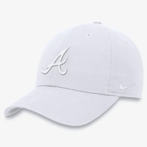 Atlanta Braves Club Men's Nike MLB Adjustable Hat White