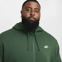 Nike Sportswear Club Fleece чоловічі Full-Zip Толстовка з капюшоном колір зелений