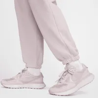 Nike Sportswear Club Fleece женская Mid-Rise оверсайз Sweatpants цвет фиолетовый