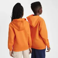 Nike Sportswear Club Fleece Big детские Pullover Толстовка с капюшоном Orange
