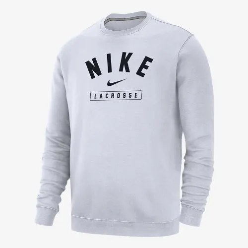 Nike Lacrosse мужские Crew-Neck свитшот цвет белый