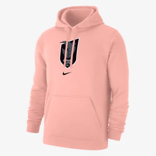Angel City FC Club Fleece чоловічі Nike NWSL Pullover Толстовка з капюшоном Pink