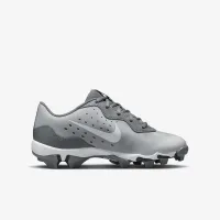 Nike Alpha Huarache 4 Keystone Little/Big дитячі бейсбольні бутси колір сірий
